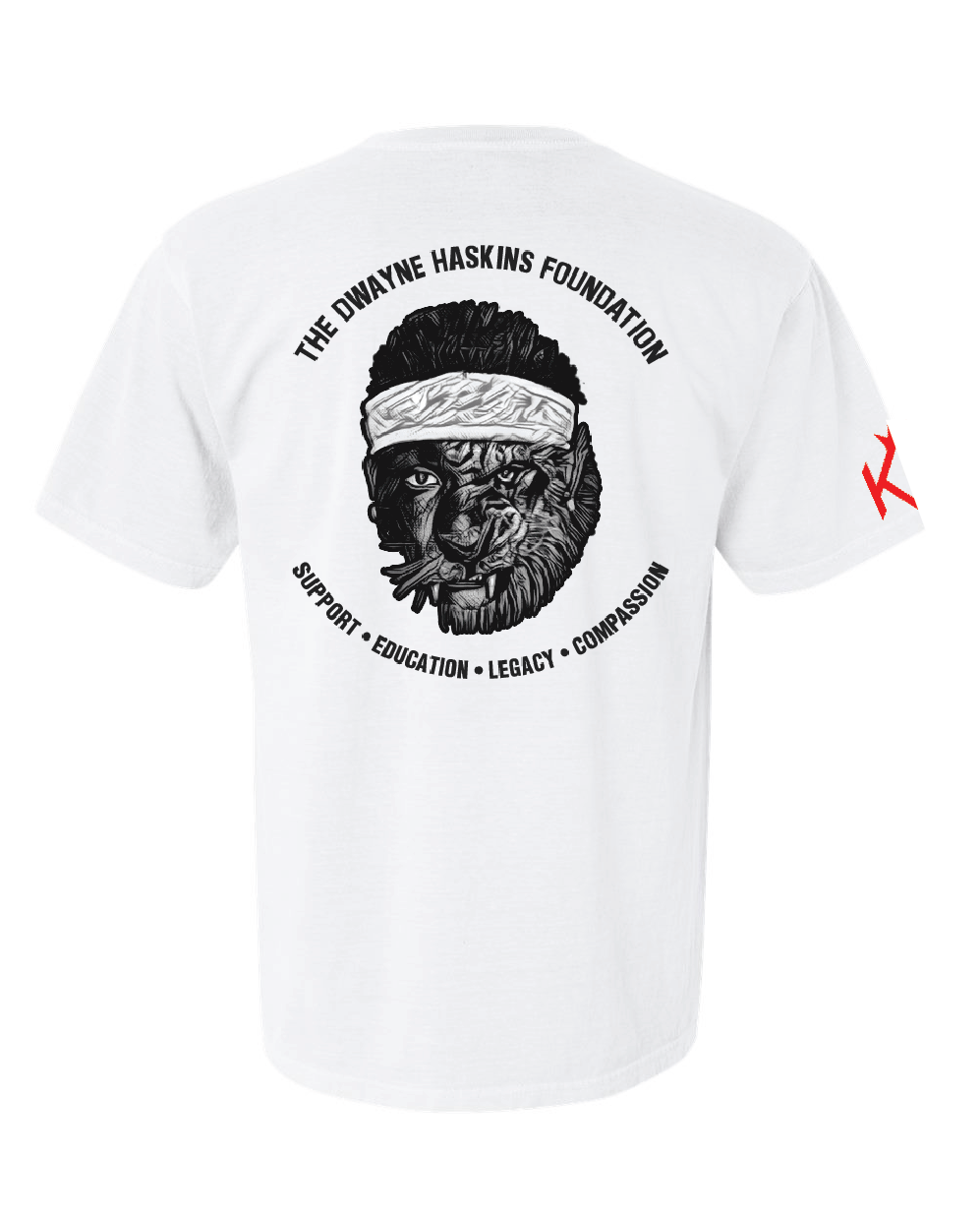 THE DWAYNE HASKINS JR FOUNDATION X KINGDOM OF PRIDE X HEARTBROKEN X KALABRYA TEE